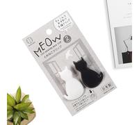Pinces à chips,2 pièces Chat mignon réutilisables polyvalentes - Pince de fermeture pour sachet snack - Pour Cuisine Garde-Manger Bureau Salle d'Étude Documents Photos Loisirs Créatifs et Serviettes d