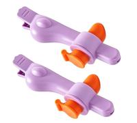 Pinces à Chips Outils de Rangement Alimentaire 2 Pièces à Bec Verseur | Clips à Bec pour Sachets Alimentaires pour Cuisine Maison Garde-Manger Frigo Liquide Farine