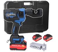 Pinces à Cintrer pour Terminaux Cu/Al, Outil de Crimpage Rechargeable 70KN Kit de Crimp de Câbles Terminaux Électriques avec 4-11 Matrices,CD70