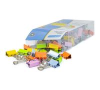 Pinces À Clip - Petite Taille - 19mm - Accessoires De Bureau - Boîte De 80 Unités