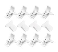 Pinces À Couette - Supports De Couette Rembourrés Blancs 12 Pièces, Conception À Poignée De Coussin Douce, Accessoires De Fixation De, Protection Douce Du Tissu | Système De Maintien De Couett