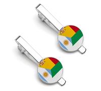 Pinces à cravate aux couleurs des drapeaux espagnol, argentin et italien pour hommes, style classique, épingles à cravate pour mariages et affaires