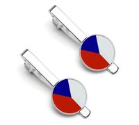 Pinces À Cravate Avec Drapeaux De La République Tchèque Pour Hommes Pinces À Cravate Pour Fête D'Affaires Mariage Anniversaire Noël