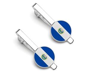 Pinces à cravate drapeau du Salvador pour hommes, épingles à cravate classiques pour mariages et affaires