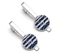 Pinces à cravate en acier inoxydable Birch's Cardinal Birds pour homme, style classique, lot de 2.