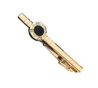 Pinces à cravate modernes pour homme, structure en acier inoxydable, fixation solide, améliore le look professionnel lors de réunions et de cérémonies, accessoire de mode, Einheitsgröße, comme décrit