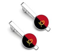 Pinces À Cravate Pour Hommes Drapeau National De La République D'Angola Épingles À Cravate Barrettes Pour Hommes Fête D'Affaires Mariage Cadeau De La Vie Quotidienne