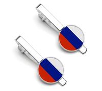 Pinces À Cravate Pour Hommes Drapeaux De La Fédération De Russie Pinces À Cravate Pour Fête D'Affaires Mariage Anniversaire Noël