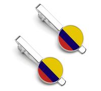 Pinces À Cravate Pour Hommes Drapeaux De La République De Colombie Pinces À Cravate Pour Fête D'Affaires Mariage Anniversaire Noël