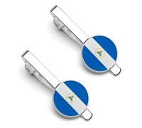 Pinces À Cravate Pour Hommes Drapeaux De La République Du Nicaragua Pinces À Cravate Pour Fête D'Affaires Mariage Anniversaire Noël