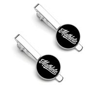 Pinces à cravate pour professeur de mathématiques et conférencier, épingles à cravate, accessoires de costume formel (lot de 2)