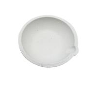 Pinces à creuset Creuset à Quartz résistant la chaleur avec bec verseur, pince Clip, poignée, outils de moulage bijoux, raffinage du métal rond fond plat(400g-Bowl)