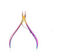 Pinces à cuticules arc-en-ciel, ciseaux, coupe-ongles, manucure, outils en acier inoxydable, 2, BH01