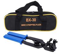 Pinces à Dénuder Multifonctions BX-30, Outils Électricien Professionnel, Pince Coupante et Sertisseuse - Ergonomique Anti-Dérapante, Légère avec Sac de Rangement, Usage Modélisme et Électronique
