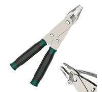 Pinces à Dénuder | Pince à Sertir à Bec Plat - Dénudeur Coupe-Fils Outils à Main | Pour Tirer Aluminium Et Cuivre, Réparer Prises, Circuits, Atelier, Électricien À