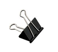 WONDAY Pinces double clip Boîte de 12 – largeur 41 mm – capacité 20 mm