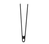 Pinces à dessous de plat en silicone, pinces à grillé en silicone Robuste, | Pinces à salade Saisir des aliments chauds pour cuisiner, griller Noir
