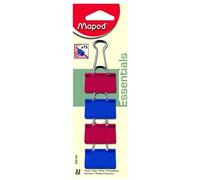 Maped - 4 Pinces 32 mm, coloris assortis, sous blister