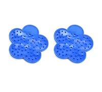 Pinces à Épines de Fleurs en Plastique Bleu 2 Pièces