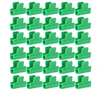 Pinces à film de serre Clips à pression en plastique 30 pièces forte adhérence résistant à la corrosion pour la fixation du tissu d'ombrage de film de serre sur des tuyaux de 11