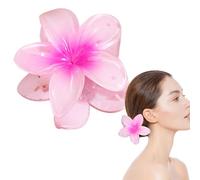Pinces à fleurs pour cheveux épais, pinces à fleurs hawaïennes, grandes griffes, cadeaux de vacances, accessoires de cheveux colorés pour filles, femmes, femmes
