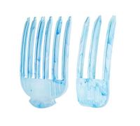 Pinces à friser les cheveux sans chaleur, outil de coiffure naturel moelleux, sans chaleur, soins capillaires, racines for le Volume et la Texture, 1/2 pièces(Mixed Blue Set)
