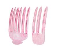 Pinces à friser les cheveux sans chaleur, outil de coiffure naturel moelleux, sans chaleur, soins capillaires, racines for le Volume et la Texture, 1/2 pièces(Mixed Pink Set)