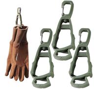 Pinces à Gants, 3PCS Pinces à Gant pour Gants de Travail, Porte - Gant Multifonctionnel Anti - perte, Les Gants Chapeaux Serviettes etc. peuvent être accrochés aux Pantalons, Ceintures et Sacs à Dos