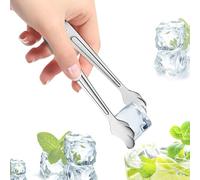 Pinces à glace en acier inoxydable - Petite lanière à sucre pour servir des guimauves | Ustensile de cuisine pour bacon et cubes | Accessoires pour buffets et barbecues