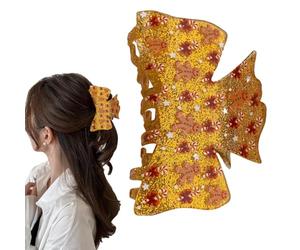 Pinces à Griffe Pour Noël,Grandes fermoirs de Père Noël avec une forte poignée,Cheveux Pour Femmes Et Filles Pour Les Fêtes - Pour Amis Nouvel An