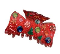 Pinces à griffes de Noël pour femmes | et arbre de Noël grandes pinces à cheveux mignonnes - Accessoires de cheveux de fête d'hiver | pour la famille et les amis pour l'anniversaire du Nouvel An