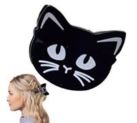 Pinces À Griffes Halloween Barrettes Acrylique Mignonnes Fantôme Chat