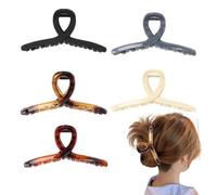 Pinces à griffes pour cheveux épais, ensemble de pinces à cheveux, Pinces à cheveux multifonctions antidérapantes, 5X accessoires de cheveux modernes, barrettes de cheveux à la mode pour la vie quotid