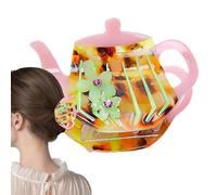 Pinces À Griffes Théière Petits Clips Petites Pinces Crabe Forte Prise | Pinces À Cheveux Mâchoires Pour Femmes Filles Longues Mèches Mini Pinces Amatrice Thé Kawaii