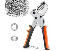 Pinces à œillets, pince a oeillet avec 520 pièces oeillets de 10 mm, pince a oeillet pour bache, Tissus, Cuir, Carton, Affiches,