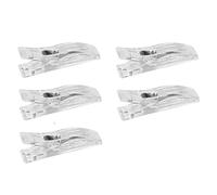 Pinces à Linge, Clips en Plastique Transparents 5.5x1.2x2cm, Paquet de for Ligne Lavage, Stores fenêtre, Artisanat Photo