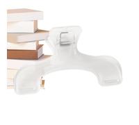 Pinces à livres pour la lecture | Pinces de lecture transparentes | Marqueurs de page épais pour cuisine, librairie, dossiers à domicile, papiers de test, collations