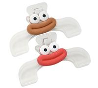 Pinces à livres - Support de page de livre - Pinces de sac de dessin animé | Marqueurs de page portables et clips d'emballage alimentaire | Support de rangement multifonction pour collations, papiers