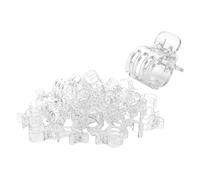 Pinces à | Lot de 50 supports pour de jardin | Clips pour grimpantes pour vivaces | Pour intérieur serre jardin tomates orchidées pothos fleurs légumes amateurs de