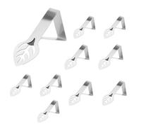 Pinces à Nappe,10 Pcs Pince Nappes,Pince pour Nappes de Table,Pinces à Nappe en Forme de Feuille Table pour Pique-Nique pour Fête,Mariage,Restaurant,Camping,Essentiel