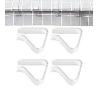 Pinces à nappe | Pinces transparentes pour nappe d'extérieur | Support de nappe résistant au vent pour fête, mariage, cuisine, chapiteaux, pique-niques Keloc