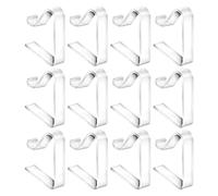 Pinces à nappe transparentes, pinces à nappe en plastique, pince à nappe transparente poids de nappe transparent pour tables de pique-nique en plein air support de nappe pinces de couverture de table