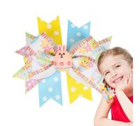 Pinces à nœud pour femmes | Nœuds pour filles pour accessoires de cheveux - Épingle à cheveux en ruban à pois mignons pour tout-petits, et adolescents