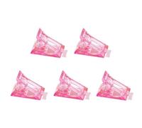 Pinces à Ongles - INF - Set de 5 - Couleur Rose - Réutilisables - Hygiène Pédicure