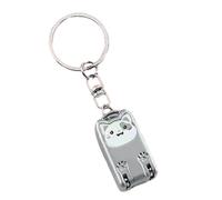 Pinces à ongles portables en acier inoxydable avec citron vert | Coupe précise mains et pieds | Slip, compact avec porte-clés |, enfant, voyage