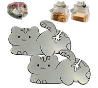 Pinces à pain en forme de chat, gadget fantaisie amusant en acier inoxydable, pour la maison, l'appartement, le restaurant, la boulangerie, le café, le dortoir, la cuisine, la salle à manger