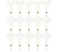 Pinces à Percer en 15 Pièces pour Piercing | Silicone, Réglage Complet, Action de Perforation Douce, Sachet Individuel, pour Nez et Lèvres