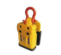 Pinces à Pierre Pince de levage for dalles pierre (1000 kg) for granit et marbre, poignée en caoutchouc noir, plage 10 à 60 mm(TLG50)