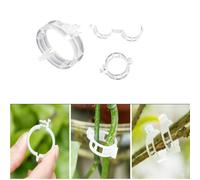 Pinces à plantes pour support de plantes/treillis 100-pack Transparent