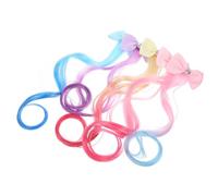 Pinces à Postiche Colorées pour Filles, 5pcs, DIY | Accessoires en Tissu, Maintien Doux et Ferme, pour Anniversaires et Soirées, Style Fantaisie, Lot de Cinq